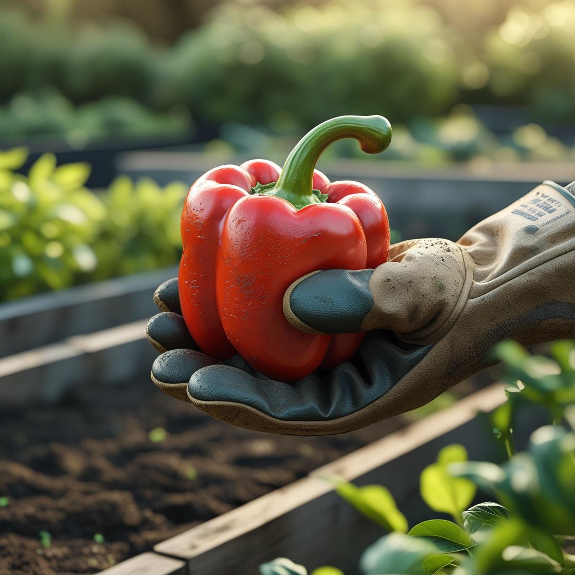 Pepper Seeds – Sweet Bell - Cal Rose Red