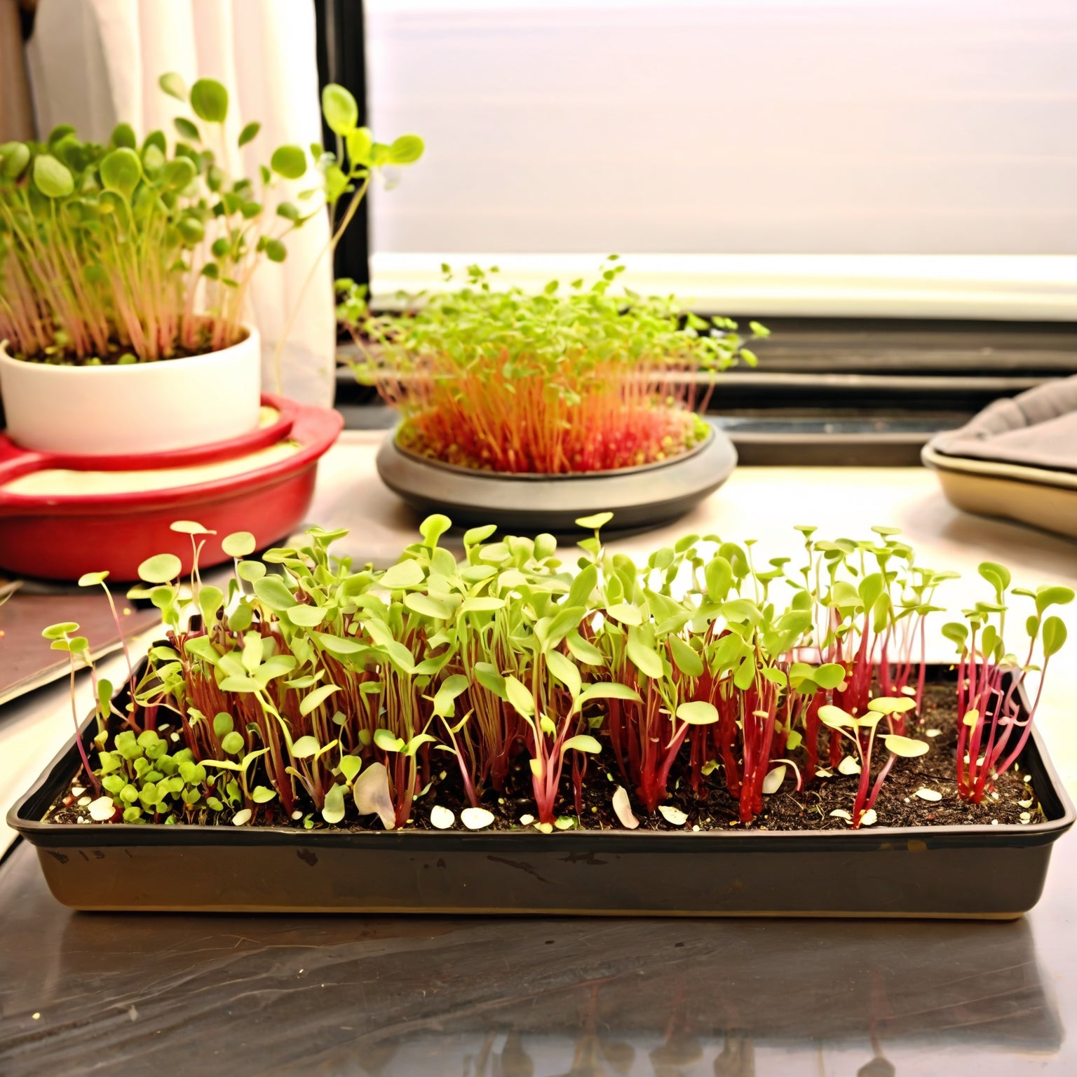 Swiss Chard Seeds - Ruby Red - Microgreens