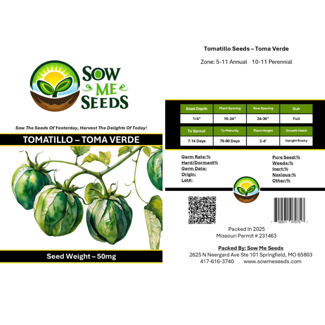 Tomatillo Seeds – Toma Verde