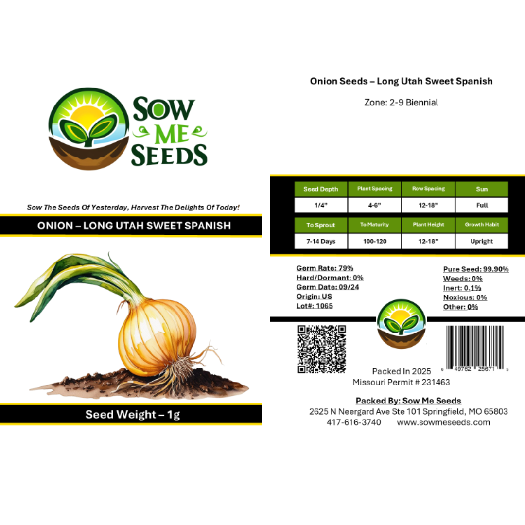 Onion Seeds – Long Utah Sweet Spanish
