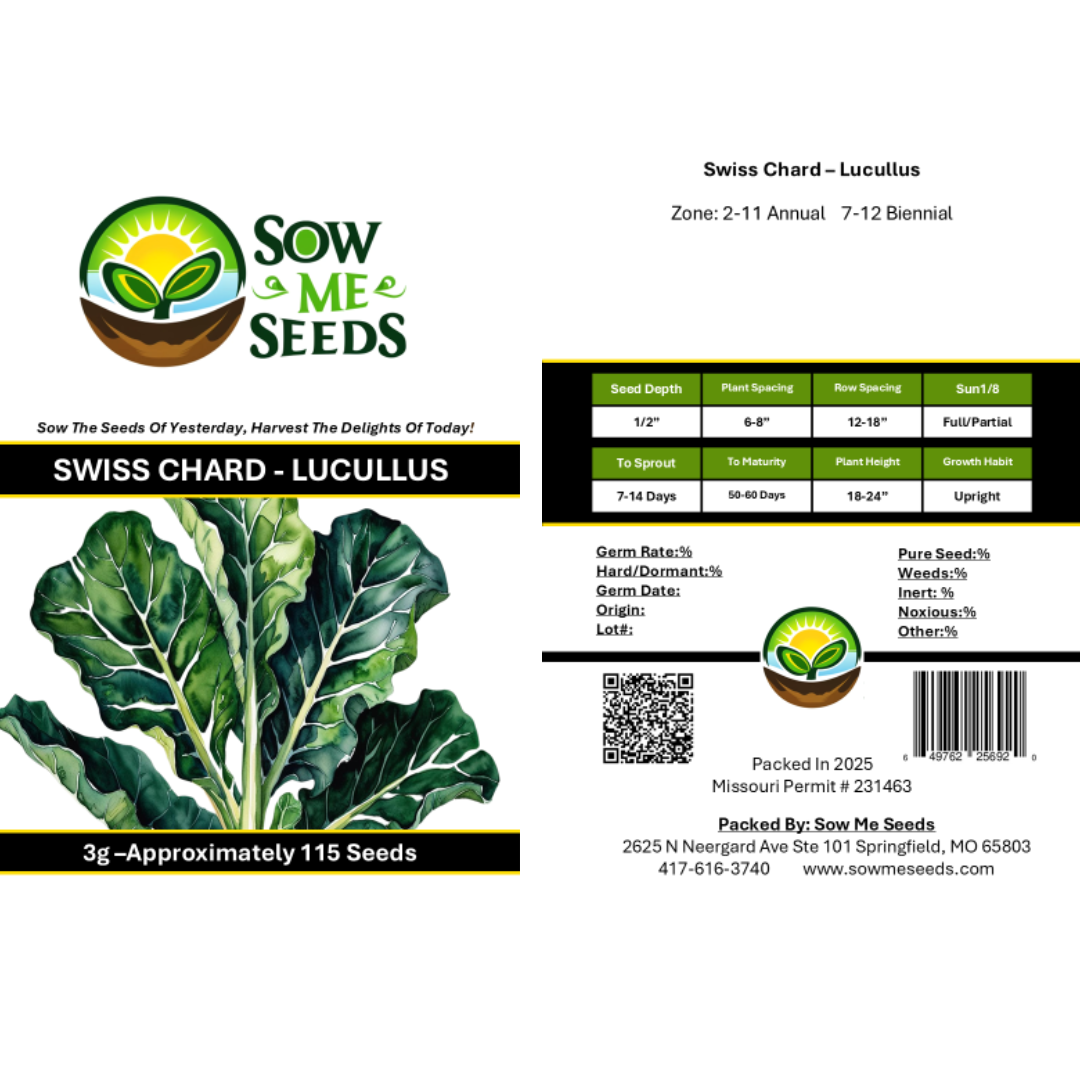 Swiss Chard Seeds – Lucullus