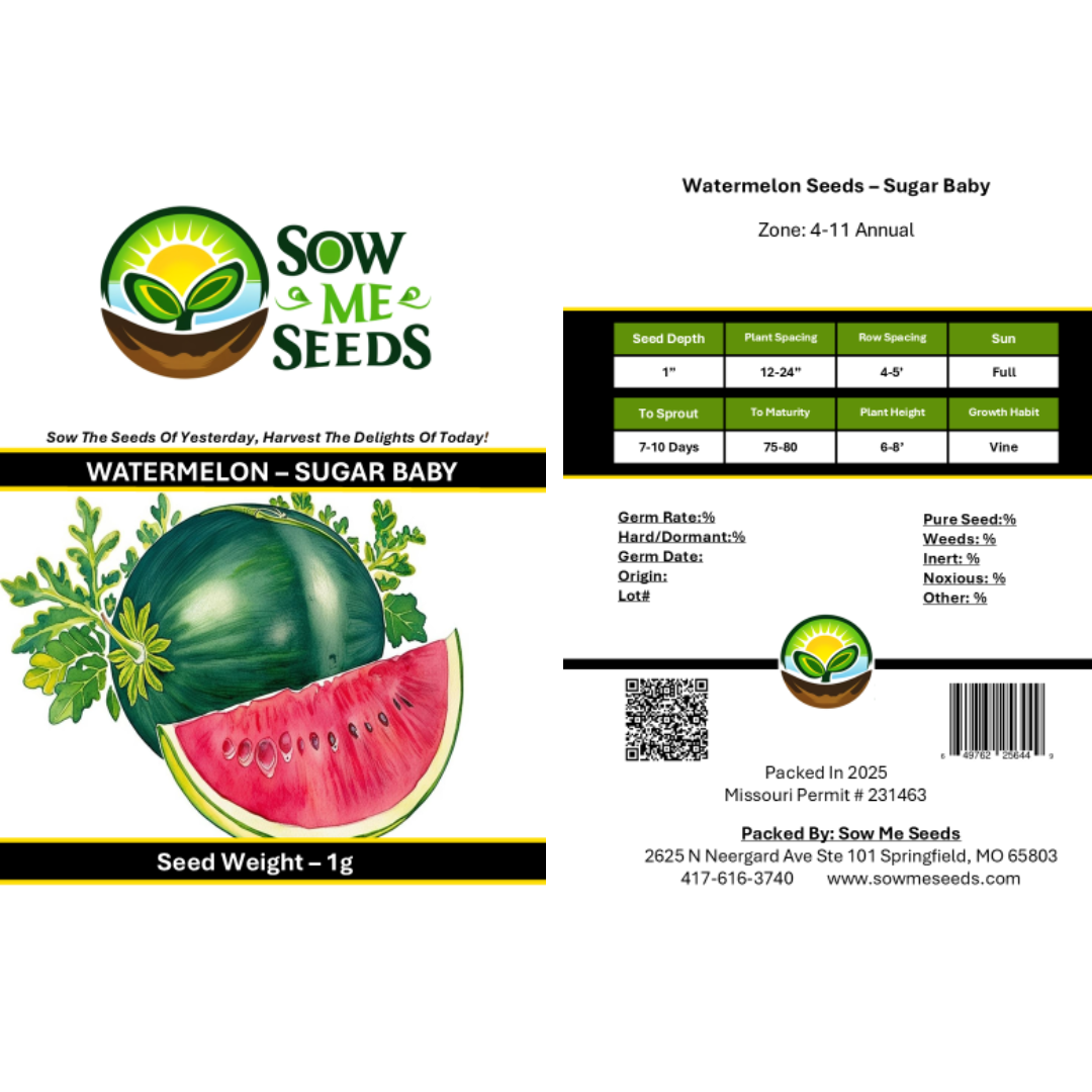 Watermelon Seeds – Sugar Baby