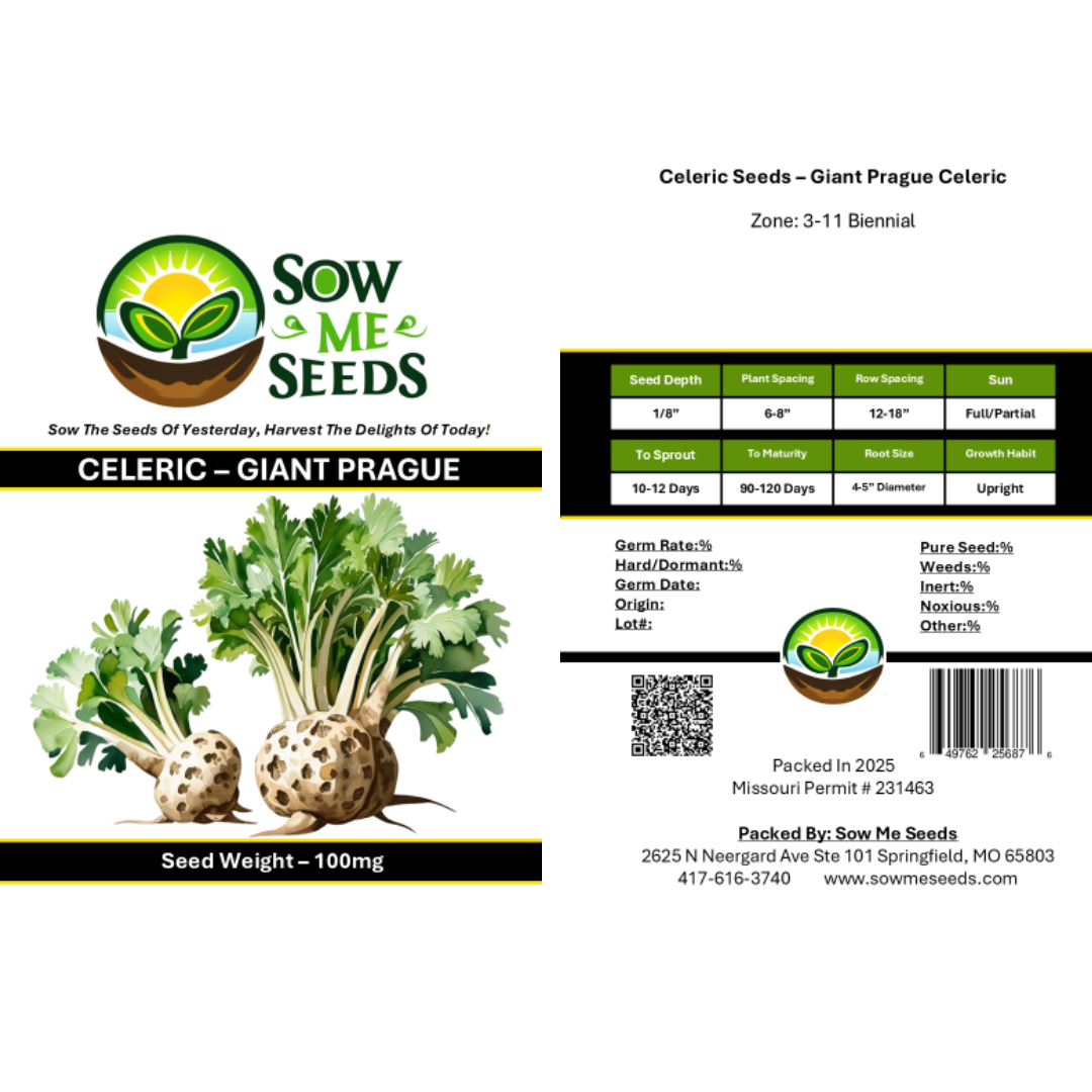 Celeriac Seeds – Giant Prague