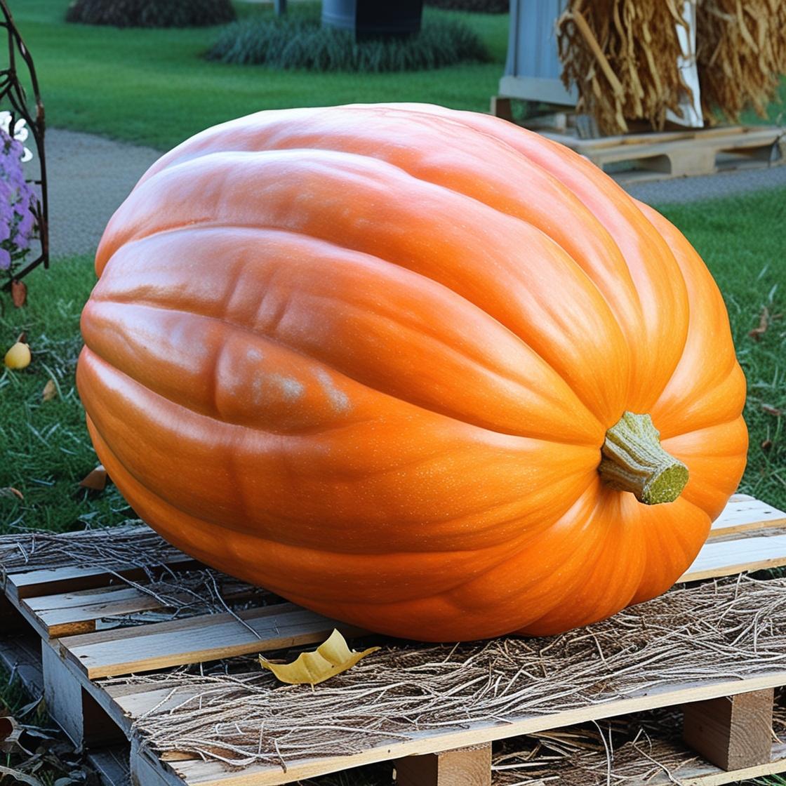 Dill’s Atlantic Giant Pumpkin – Heirloom Vegetable Garden Seeds