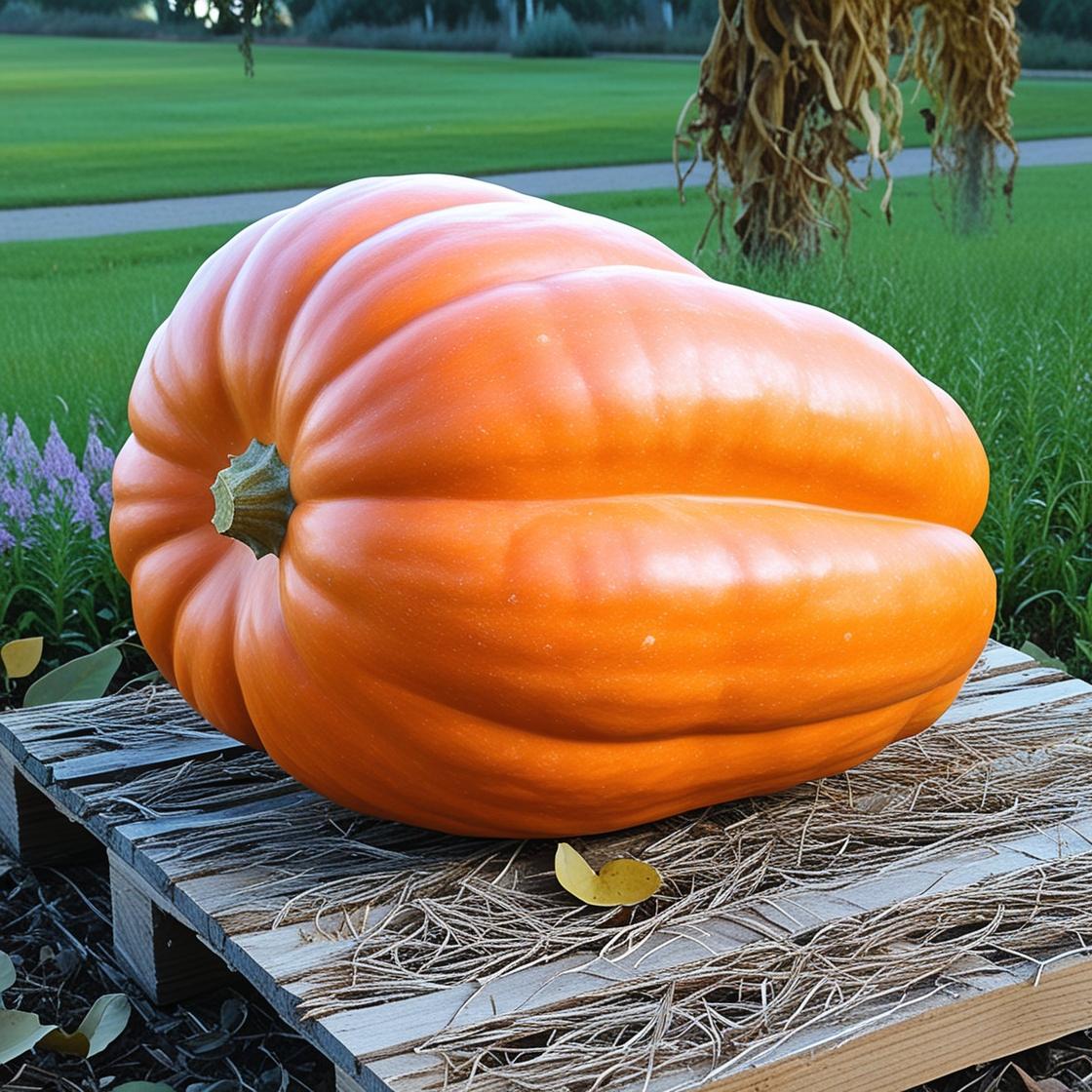 Dill’s Atlantic Giant Pumpkin – Heirloom Vegetable Garden Seeds