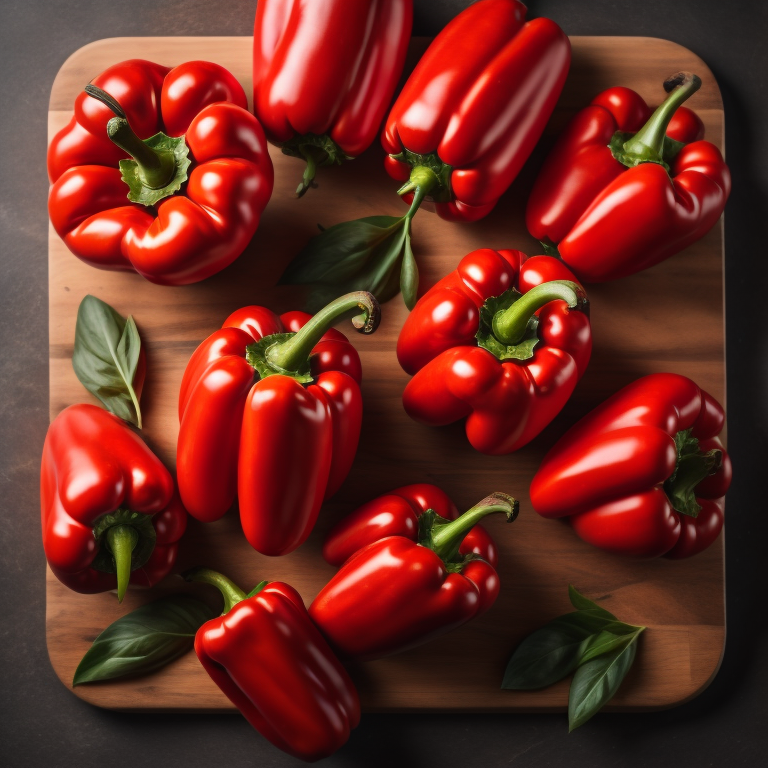 Cal Rose Red Sweet Bell Peppers – Heirloom Vegetable Garden Seeds