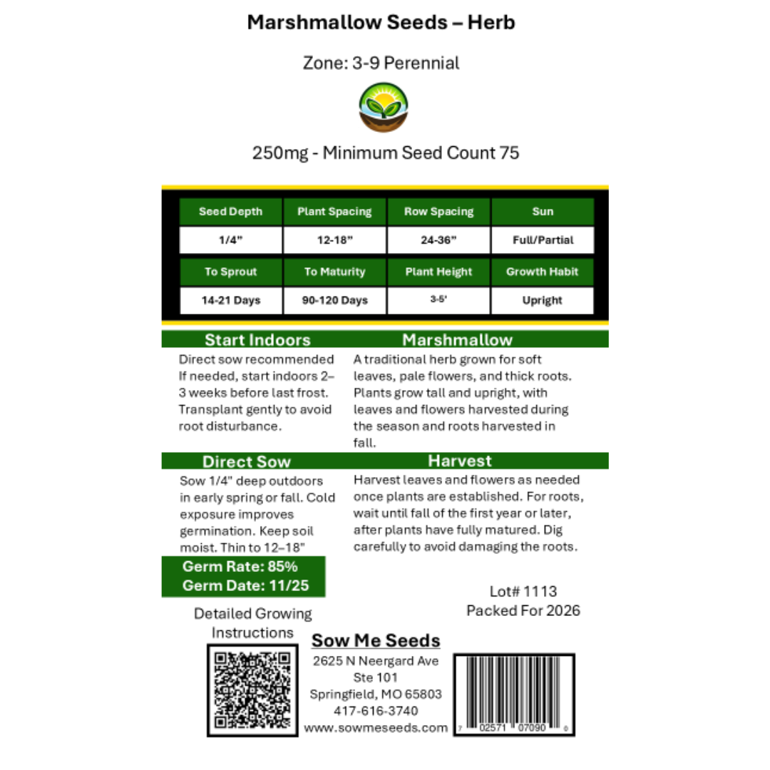 Marshmallow Herb Seeds